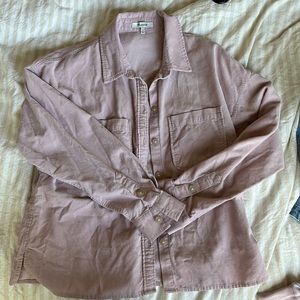 Madewell micro corduroy shirt